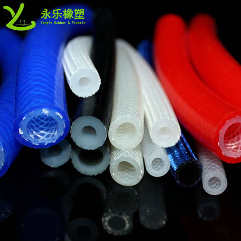 宁河硅胶编织管，铂金编织硅胶管，耐压编织硅胶管，食品级编织硅胶管